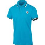 Blaue Unifarbene Sportliche Fila Herrenpoloshirts & Herrenpolohemden mit Knopf Größe L 