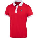 Reduzierte Rote Unifarbene Sportliche Fila Herrenpoloshirts & Herrenpolohemden mit Knopf aus Polyester Größe XL 