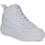 Reduzierte Weiße Fila FX Ventuno High Top Sneaker & Sneaker Boots aus Leder für Damen Größe 37 mit Absatzhöhe 3cm bis 5cm 