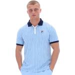 Marineblaue Vintage Fila Classic Herrenpoloshirts & Herrenpolohemden Größe L 