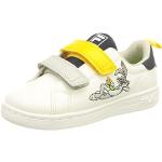 Weiße Fila Crosscourt Low Sneaker aus Mesh für Kinder Größe 22 