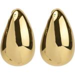 Goldene Elegante Ohrhänger vergoldet aus Edelstahl für Damen 
