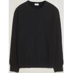 Schwarze Filippa K Nachhaltige Rundhals-Ausschnitt Herrensweatshirts aus Wolle Größe XXL 
