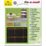 Braune Fix-O-Moll Möbelgleiter aus Kunststoff Breite 0-50cm, Höhe 0-50cm, Tiefe 0-50cm 