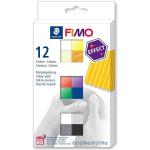 FIMO efekt Set mit 12 Farben 25g