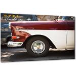 Silberne Fine-Art-Manufaktur Opel Leinwandbilder mit Automotiv matt aus Chrom 60x40 