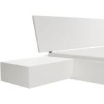 Weiße Moderne Nachhaltige Nachttische Massivholz Geölte aus Massivholz mit Schublade Breite 0-50cm, Höhe 0-50cm, Tiefe 0-50cm 