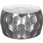 Reduzierte Silberne Moderne Runde Runde Couchtische 60 cm Breite 0-50cm, Höhe 0-50cm, Tiefe 0-50cm 