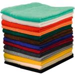 Smaragdgrüne Handtücher aus Baumwolle 50x90 