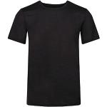 Schwarze Melierte Regatta T-Shirts für Herren Größe M 