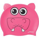 Finis Animal Head Badekappe in Tierform, Hippo Pink