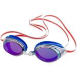 Finis Ripple Youth Racing Schwimmbrille, Blue Mirror/Red
