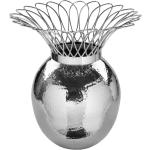 Moderne Fink Living Runde Vasen & Blumenvasen 35 cm gehämmert aus Metall 