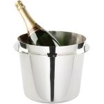Silberne Fink Living Runde Sektkühler & Champagnerkühler aus Edelstahl 