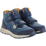 Reduzierte Cyanblaue Finkid Outdoor Schuhe mit Klettverschluss atmungsaktiv für Kinder Größe 30 für den für den Herbst 