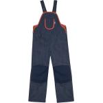 Blaue Finkid Jeans-Latzhosen für Kinder mit Knopf aus Baumwolle Größe 110 für den für den Winter 