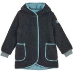 Anthrazitfarbene Finkid Teddyjacken für Kinder & Teddy Fleece Jacken für Kinder aus Fleece Größe 80 