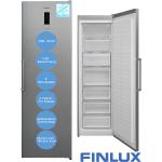 FINLUX NoFrost Gefrierschrank 280L Silber freistehend Türoffen-Alarm LED Display