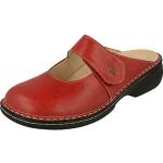 Reduzierte Rote Finn Comfort Stanford Damenclogs & Damenpantoletten aus Leder Größe 40 