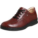 Braune Business Finn Comfort Dijon Derby Schuhe mit Schnürsenkel aus Leder isoliert für Herren Größe 43 
