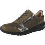 Olivgrüne Finn Comfort High Top Sneaker & Sneaker Boots mit Reißverschluss aus Nubukleder leicht für Damen Größe 39 