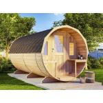 Fasssaunen & Saunafässer 40mm aus Holz mit Terrasse 