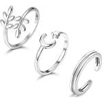 Reduzierte Silberne Sterne Zehenringe aus Silber 18 Karat für Damen zur Hochzeit 