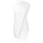 Weiße Elegante Pashmina-Schals für Damen für den für den Winter 