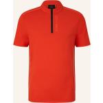 Rote Kurzärmelige Bogner Fire + Ice Stehkragen Herrenpoloshirts & Herrenpolohemden aus Kunstfell Größe 3 XL 