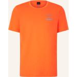 Orange Gestreifte Kurzärmelige Bogner Fire + Ice T-Shirts aus Polyester für Herren Größe 3 XL 