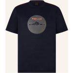 Dunkelblaue Bestickte Kurzärmelige Bogner Fire + Ice T-Shirts aus Jersey für Herren Übergrößen 