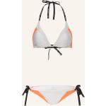 Neonorange Bogner Fire + Ice Triangel-Bikinis aus Polyamid ohne Bügel für Damen Größe XS 