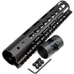 FIRECLUB 7" 9" 10" 12" 13.5" 15" AR15 Free Float Keymod Handguard Picatinny Rail for Hunting Tactical (10 inch)