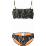 Grüne Animal-Print Firefly Bustier-Bikinis & Balconette-Bikinis für Damen Größe M 