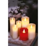 Elfenbeinfarbene 33 cm LED Kerzen mit Fernbedienung 