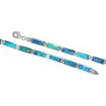 Reduzierte Silberne FIRETTI Edelstein Armbänder mit Opal für Damen zum Jubiläum 