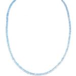Firetti Collier »Filigran, blau, 4 mm breit, facettiert«, mit Blau Topas, Made in Germany, blau