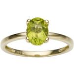 Grüne FIRETTI Ovale Peridot Ringe aus Gold für Damen 
