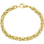 Silberne FIRETTI Königsarmbänder & Königsketten Armbänder aus Gold mit Zirkonia für Herren 