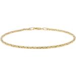 Silberne FIRETTI Königsarmbänder & Königsketten Armbänder aus Gold 14 Karat mit Zirkonia für Damen 