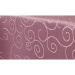 Rosa Motiv ovale Tischdecken mit Ornament-Motiv aus Damast schnelltrocknend 