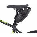 Schwarze FISCHER Fahrradtaschen wasserdicht 1,3l aus PVC 