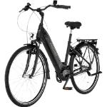 FISCHER CITA 4.1i Citybike (Laufradgröße: 28 Zoll, Damen-Rad, 504 Wh, Schwarz Matt)