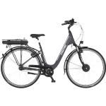 FISCHER Cita ECU 1401 Citybike (Laufradgröße: 28 Zoll, Rahmenhöhe: 44 cm, Damen-Rad, 522 Wh, Anthrazit matt)