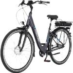 FISCHER CITA ECU 1401 Citybike (Laufradgröße: 28 Zoll, Rahmenhöhe: 44 cm, Damen-Rad, 522 Wh, Schwarz matt)