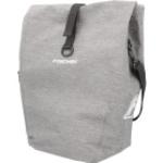 Graue FISCHER Herrengepäckträgertaschen mit Reißverschluss mit Rollverschluss 