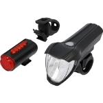 Fahrradbeleuchtung FISCHER FAHRRAD schwarz Fahrradbeleuchtungssets