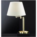 Goldene Fischer & Honsel Nachttischlampen & Nachttischleuchten aus Textil schwenkbar E27 