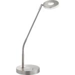 Fischer, Tischlampe, Honsel Dent LED Tischleuchte 5,8W Tunable white steuerbar dimmbar nickel 50062 (750 lm)