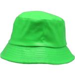 Neongrüne Damenhüte aus PU Größe M für Festivals für den für den Sommer 